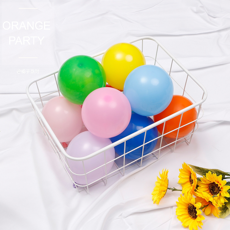 5 inch latex round extra small balloon filled ball in the ball water polo props floating irregular shape decoration five