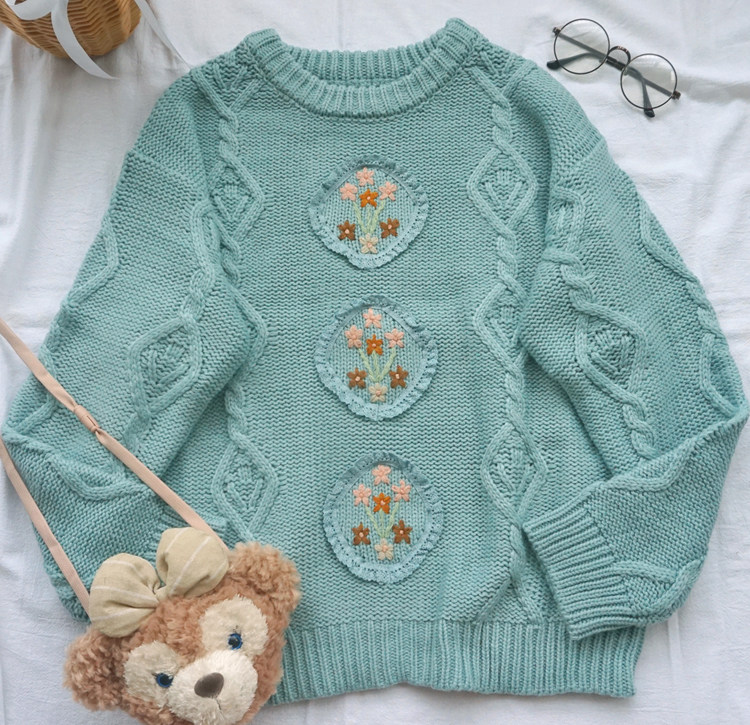 Japanese Vintage Childlike Sweater - Details