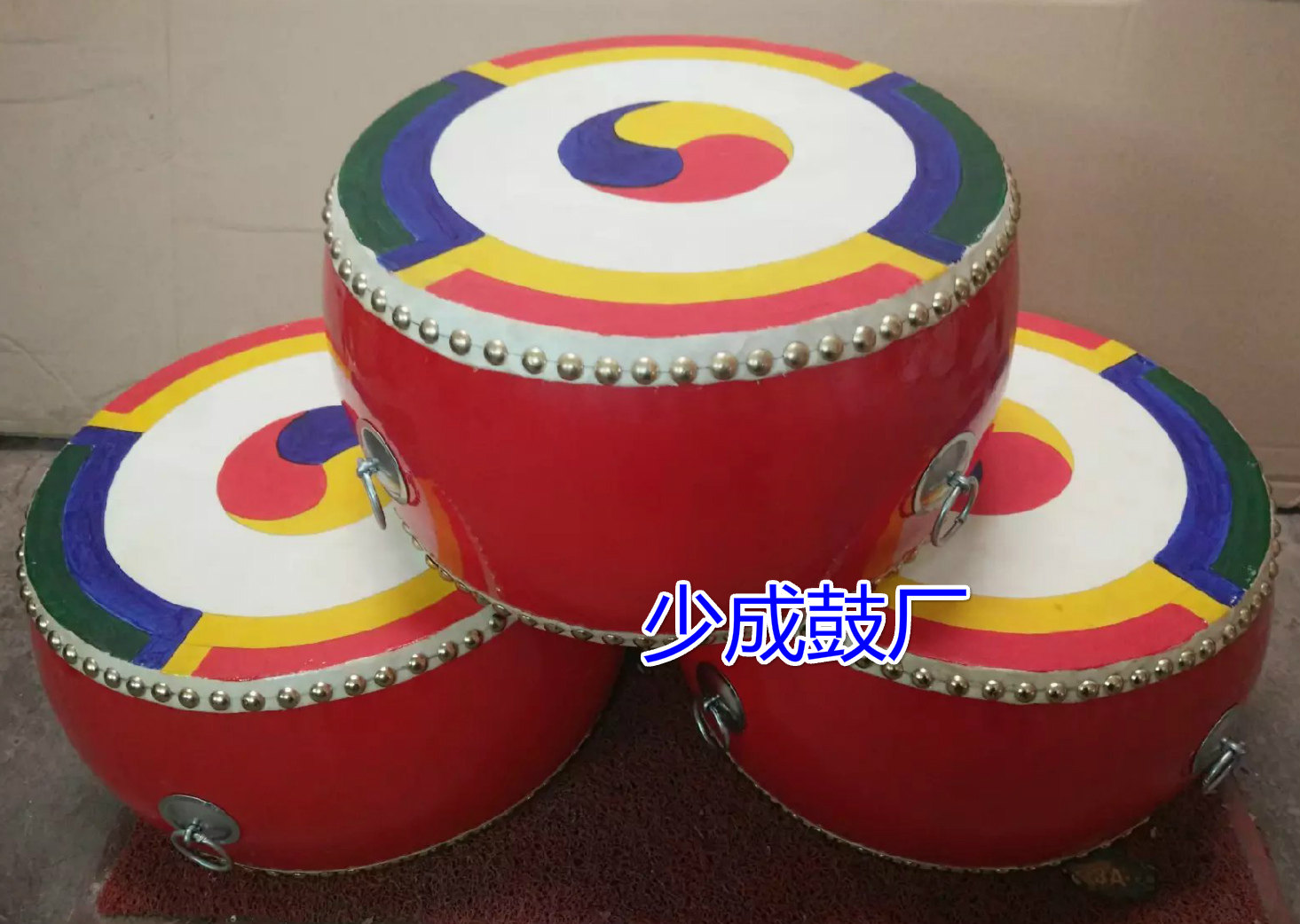 Traditional folk folk and peace drum drum drum Korean style cooking barbecue decorative parts