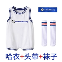 Белая футбольная повязка на голову, носки