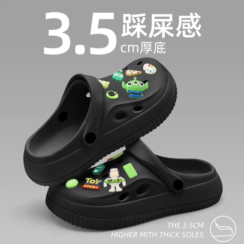 Мужская летняя одежда для улицы Сроки обувь Croc 2026 новый стиль домашняя Неслизкая неприятного запаха носок открытый sandal
