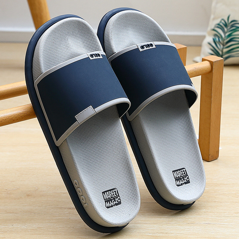 Slippers Men's Summer Trends Indoor Home Non-slip Summer Home Outdoor Soft Bottom Couple Men Cool Slippers