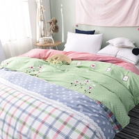 Chăn bông đơn mảnh chăn mùa hè chăn bông đôi trẻ em 1,5m giường 1,8 m 2.0 * 2.3 - Quilt Covers 	chăn phao cho bé	