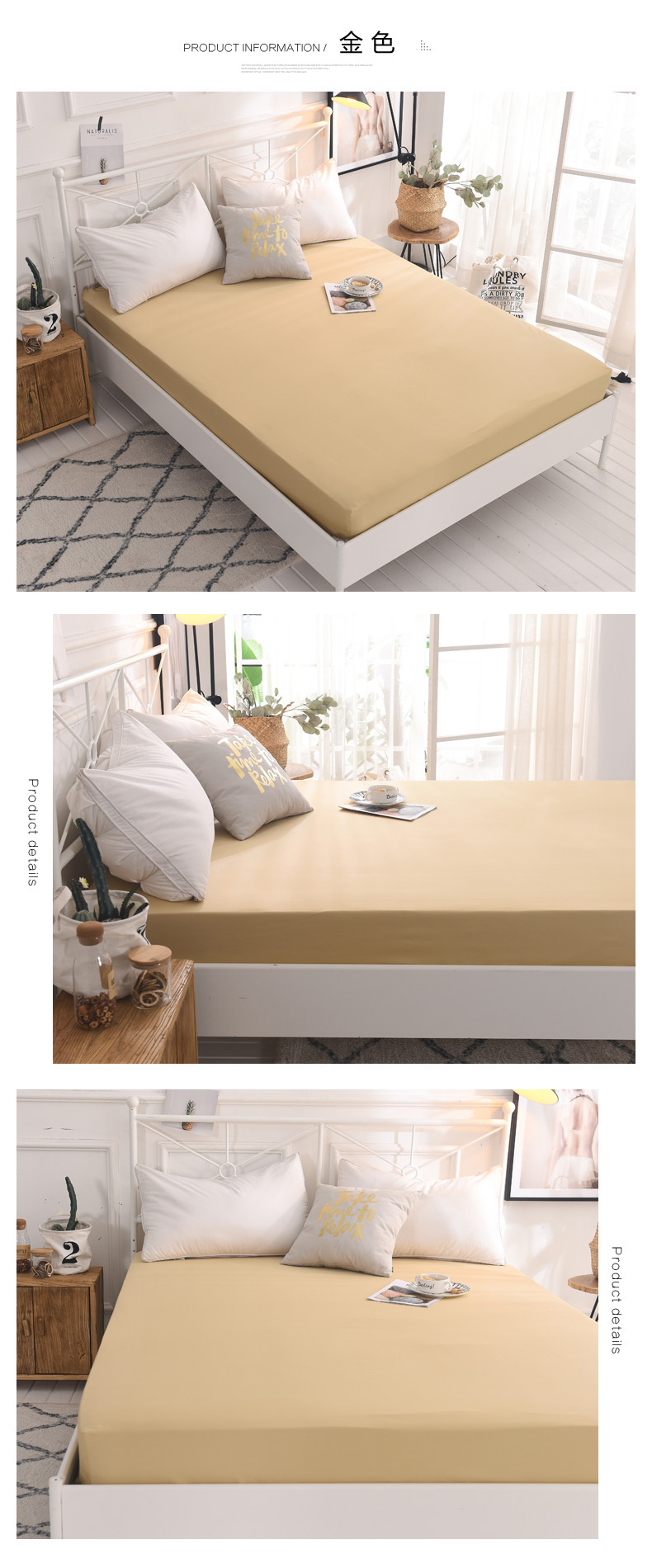 60 chiếc giường satin bằng vải bông, một chiếc khăn trải giường dài bằng vải cotton dài 1,5 m ga chun bọc giường spa