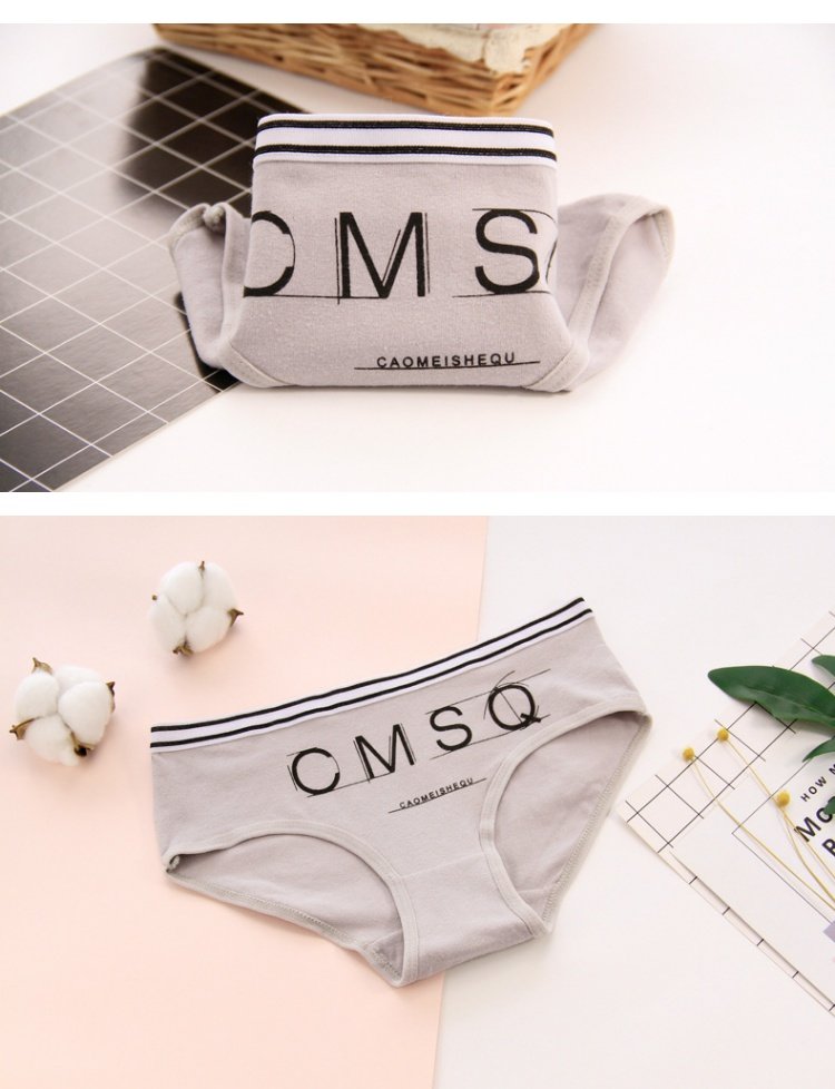 Đồ lót nữ kháng khuẩn cotton 100% cotton 裆 eo sinh viên vải cotton gợi cảm cô gái bán buôn quần sịp đùi nam