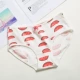 Quần lót nữ dễ thương cotton nữ 100% kháng khuẩn tóm tắt ở eo cotton gợi cảm ren thấp eo bán buôn