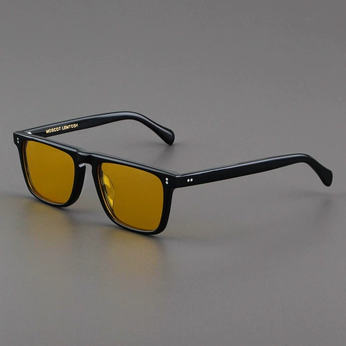 Moscot Lemtoshxcantwo Американские черные солнцезащитные очки женские черные очки для ретро -квадратные солнцезащитные очки