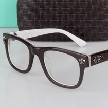 Japanese small face glasses frame mens retro thick Big Frame tide with myopia glasses literary plate thin glasses frame women