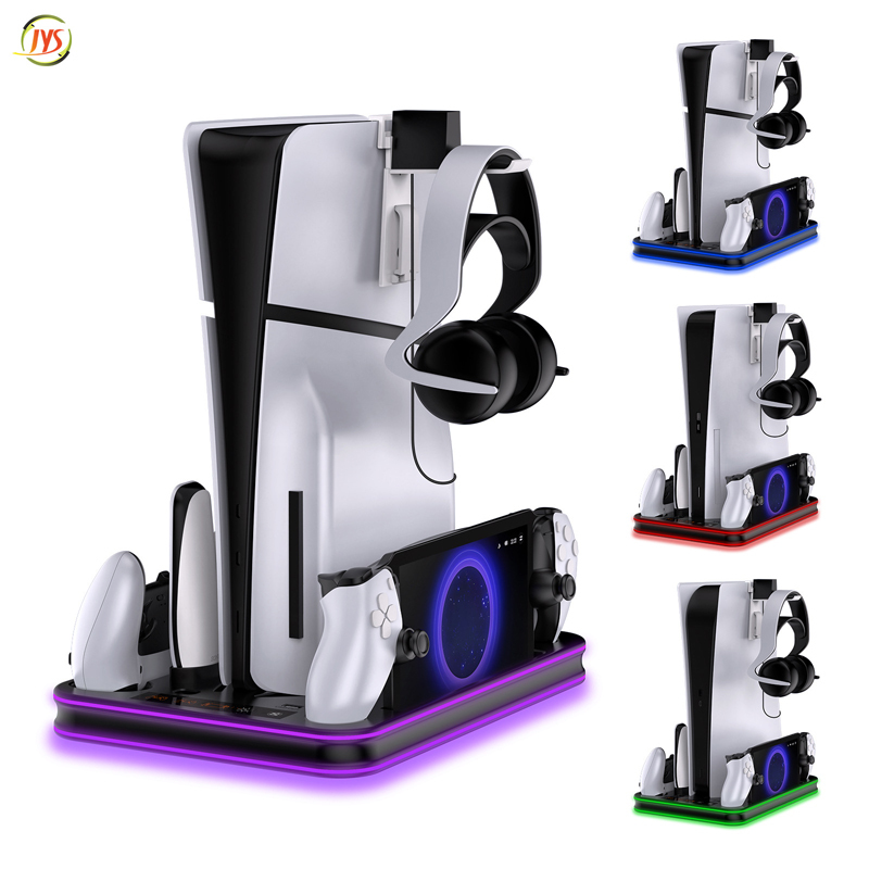 Ps5/Pro/Slim Main Multi-Function Fan Cooling Base Portal Handheld Controller Charging Base Ps5/Pro/Slim Main Multi-Function Fan Cooling Base Portal Handheld Controller Charging Base