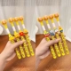 8 Желтого желтого рта качающийся хлопчатобумажный фри.