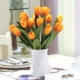 Mô phỏng Hoa tulip giả Bộ trang trí phòng khách Trang trí nhà trong nhà Hoa sắp xếp Hoa nhựa Trang trí hoa lụa - Hoa nhân tạo / Cây / Trái cây