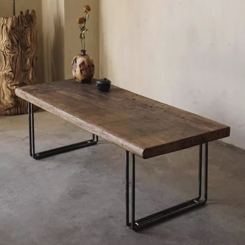 Simple Solid Wood Desk, Tea Table, Retro Computer Desk, Display Table, Long Dining Table, Reception Conference Boss Desk Simple Solid Wood Desk, Tea Table, Retro Computer Desk, Display Table, Long Dining Table, Reception Conference Boss Desk