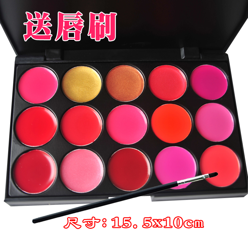 15 Color Professional Lipstick 18 Color Lipstick Red Pan Lipstick Red Plate Lip Color Pan Photo Gallery Makeup Artist Special Color Makeup and Makeup Matt