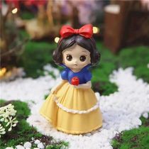 Plaster doll coloring small 3d three-dimensional plaster doll children diy hand-painted graffiti backpack bear snow