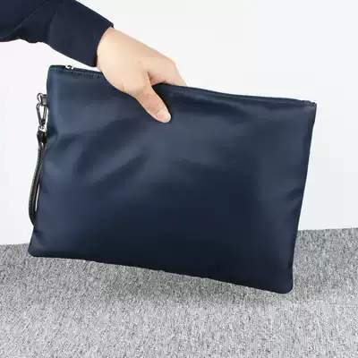 M love Muge men's handbag Oxford cloth casual bag clutch large-capacity file bag handbag trend simple bag
