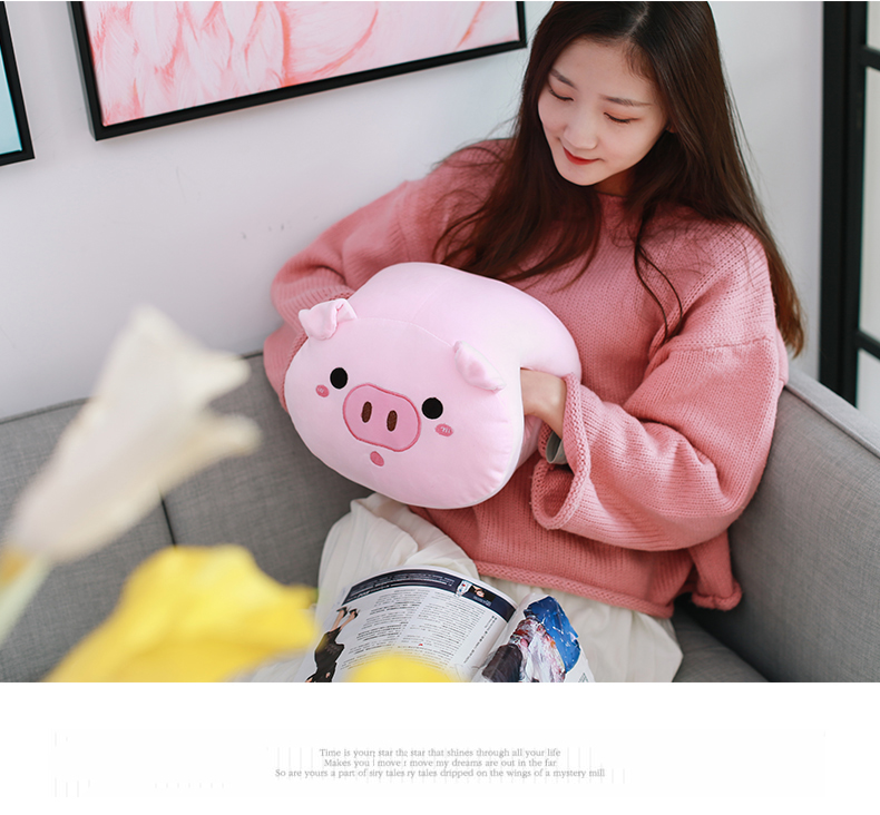 Đáng yêu gối đệm phim hoạt hình dễ thương văn phòng ngủ gối nghỉ trưa sinh viên gối đàn ông bụng ngủ vật - Trở lại đệm / Bolsters chăn kèm gối