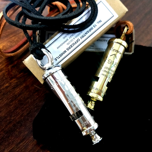 Британская Acme Arrow 1916 Медная противовоздушная оборона свист 58wd Урачный военный свисток памятный мировой войну (упакованные блюда)