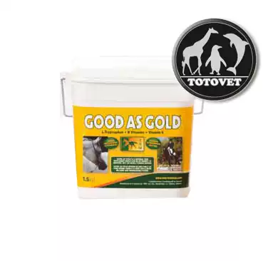 TRM Good as gold Golden effect relieves horses ' tension, calms and relaxes 6*40g