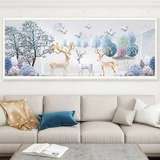 [Fortune Deer Cross Emelcodery 2020 Новая вышитая европейская европейская гостиная эмульсная эмульсная вышитая ручная ручная ручная вышивка]