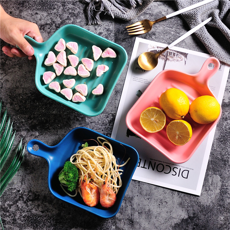 Creative Breakfast Dish with baking pan ceramic Baking Pan Water Fruit Pan Vegetable Sara Pan Italian Pasta Dish Baking Meal Tray