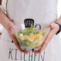 Creative alphabet glass bowl fruit salad bowl Nordic fruit bowl Japanese Glass Bowl dessert bowl French breakfast bowl