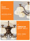 French Mid-Century Style Living Room Projection Chandelier, Retro American Style Invisible Dining Room Ceiling Fan Light, 2026 New Model Main Hall Light