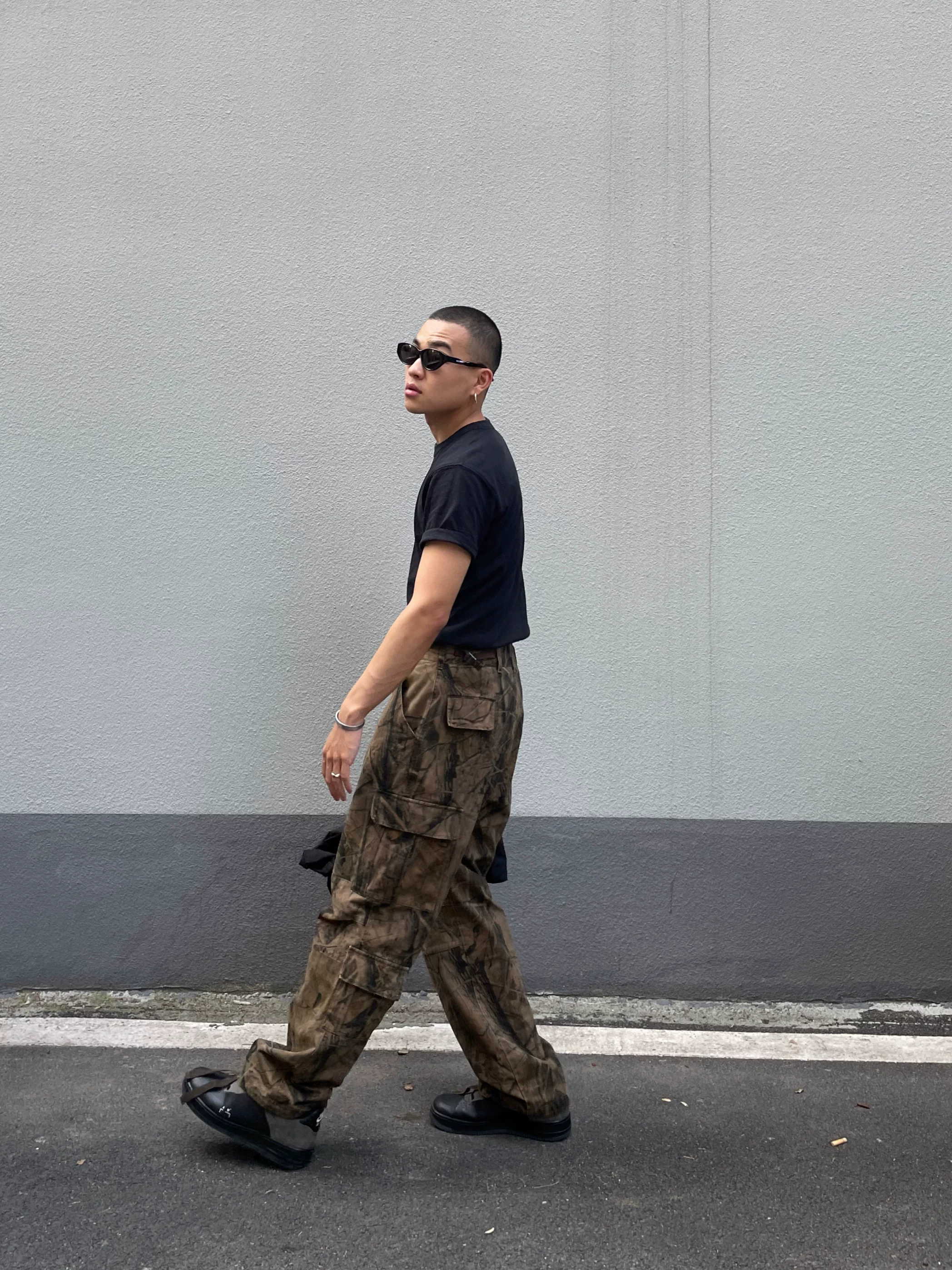 Комбинезон в стиле Yeezy Season 5, камуфляж LANBOS REALTREE, свободная посадка, молодёжный стиль