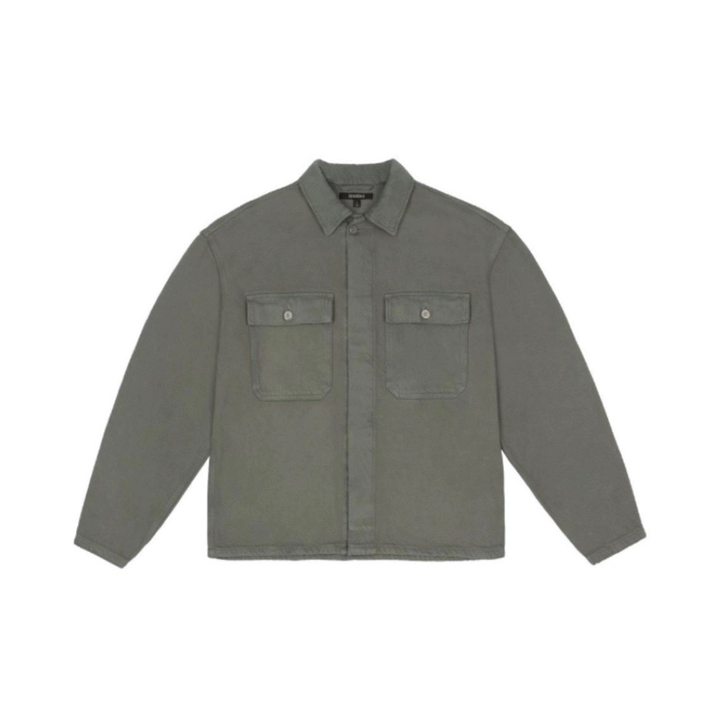 Yeezy Season 6 Washed Denim Canvas Jacket