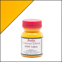 Angelus DTRT Yellow sneakers DIY custom leather coloring refurbished paint