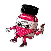 ANGELUS product Doll STICKER STICKER