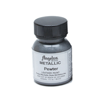 Angelus metal tin color pigment pewter Leather Paint DIY sneakers color change pigment