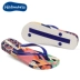 hotmarzz / Hema flip-flops nữ Xia đáy phẳng với chống trượt ngoài trời pinch nẹp dép và dép đi trong nhà - Dép