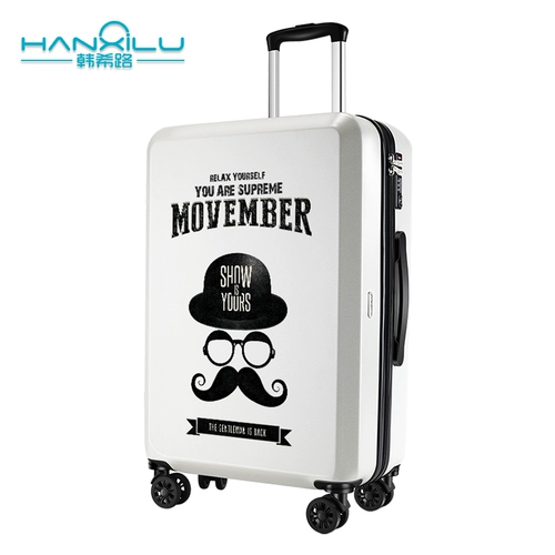 韩希路 Модный трендовый ретро чемодан для путешествий, в британском стиле