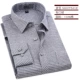 Áo sơ mi nam và xuân mùa thu Nam Cực dài tay Cotton trung niên rộng Cotton kẻ sọc kinh doanh Áo sơ mi nam