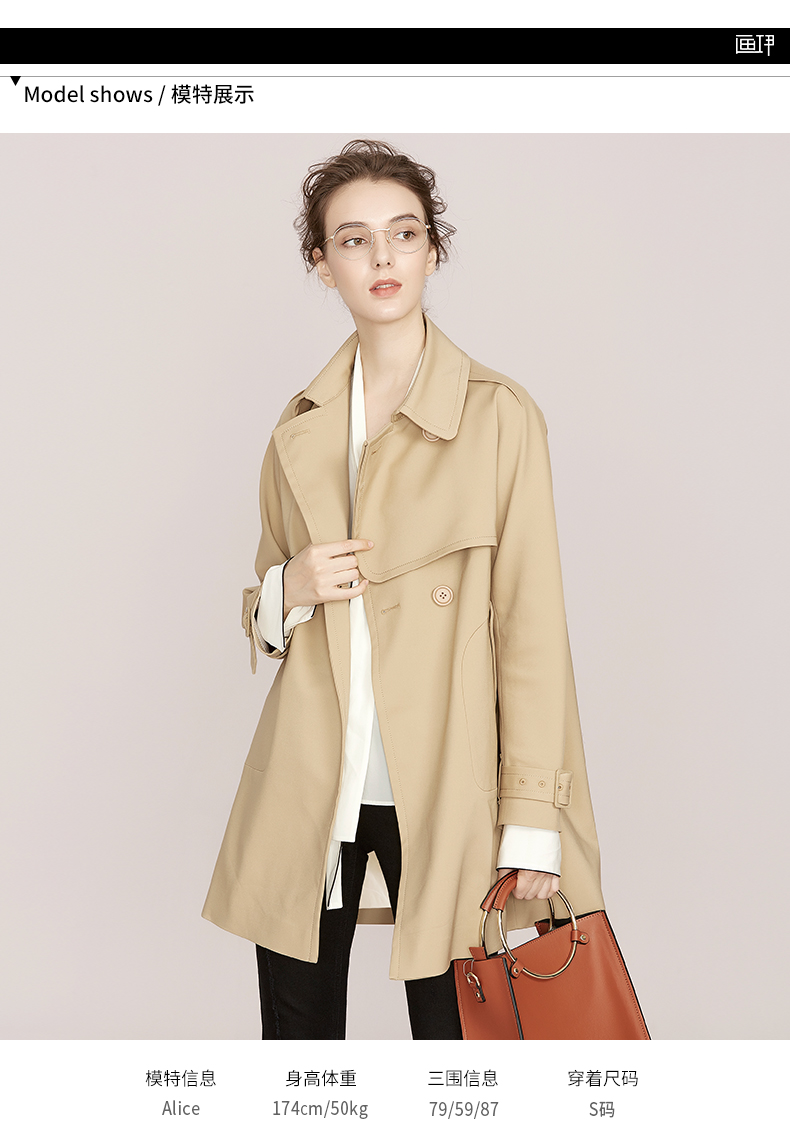 Trench pour femme en Coton - Ref 3227145 Image 11