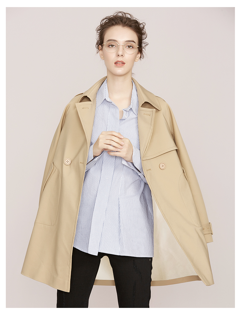 Trench pour femme en Coton - Ref 3227145 Image 14
