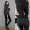 Black Regular Crop Pants \