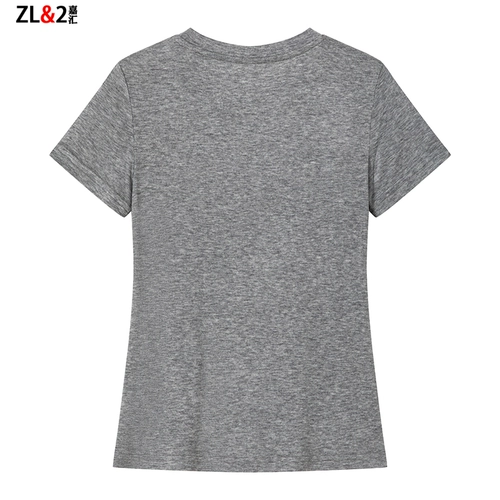 Тонкая летняя модная шерстяная футболка, изысканный стиль, короткий рукав