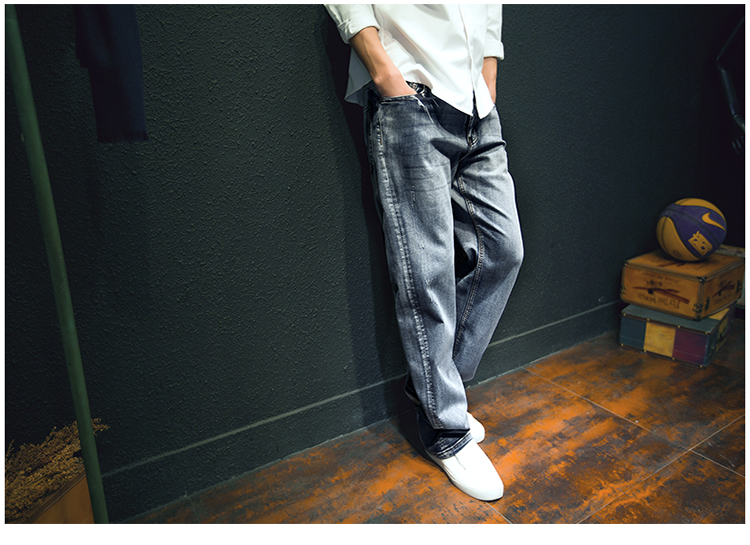 Jeans pour jeunesse droite en vrac en coton pour automne - Ref 1478003 Image 48