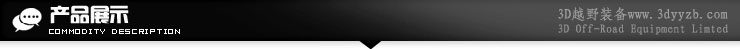 3D Off -Road Equipment Display продукта