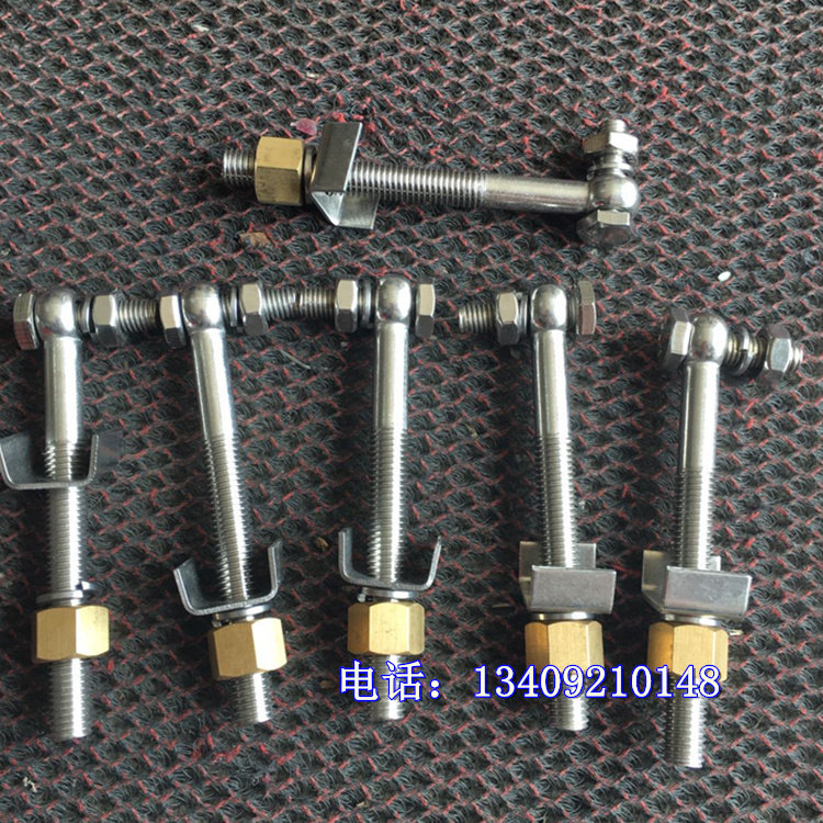 旋振筛螺丝 圆形振动筛螺栓 M10x100 M12x120mm 紧固束环专用锁扣