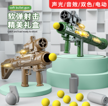 Children Toy Gun Boys Sound And Light Music Simulation Electric Submachine Gun Model 4 Sound Organ Boy 2 Year Old Baby