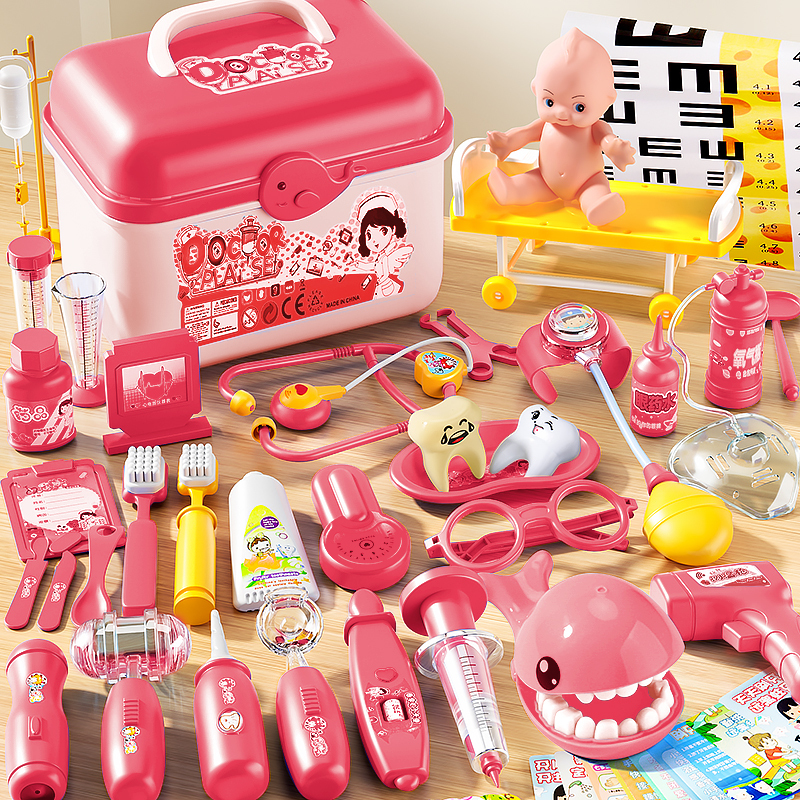 Trendy Pretend Play Doctor Set for Children, Educational Toy for Girls and Boys Aged 3 to 6, Birthday Gift Set