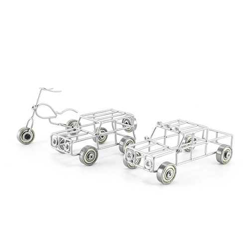 Кованое железо простые линии мотоцикл автомобильный металлический модель кафе дома отель входные стойки украшения украшения украшения