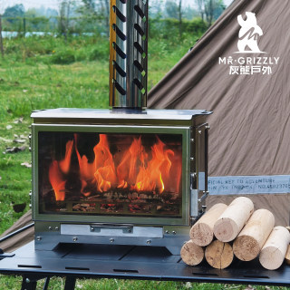 Grizzly outdoor wood stove tent heating stove camping portable outdoor small wood stove tent inner stove oven