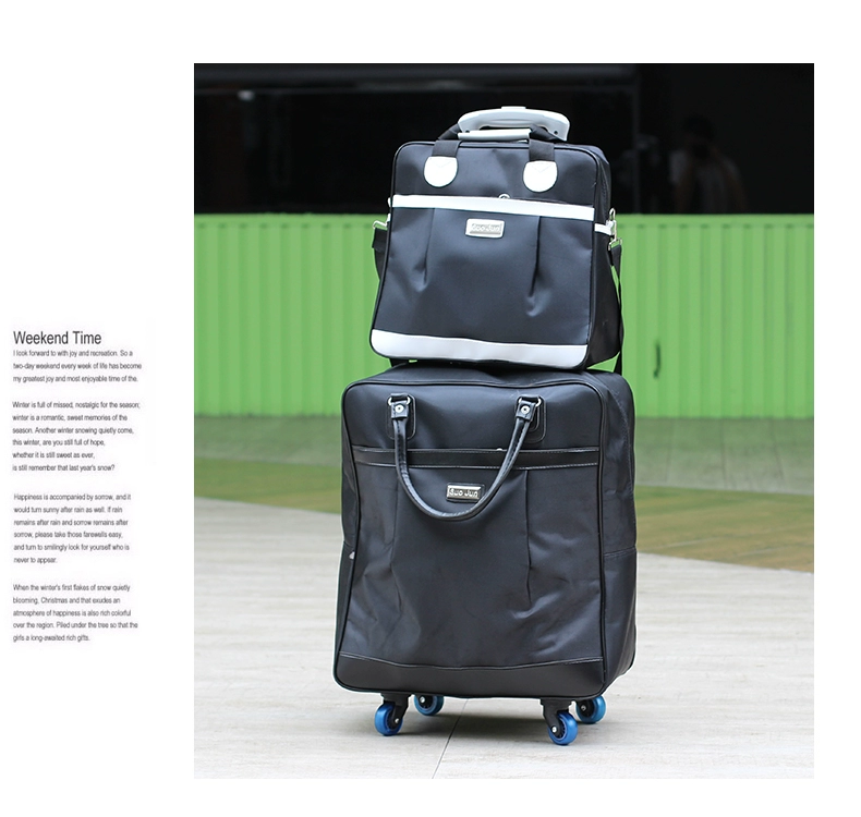 Universal bánh xe đẩy túi không thấm nước túi duffel nữ túi du lịch nam túi ngắn khoảng cách lên túi mới túi du lịch mẹ túi thủy triều