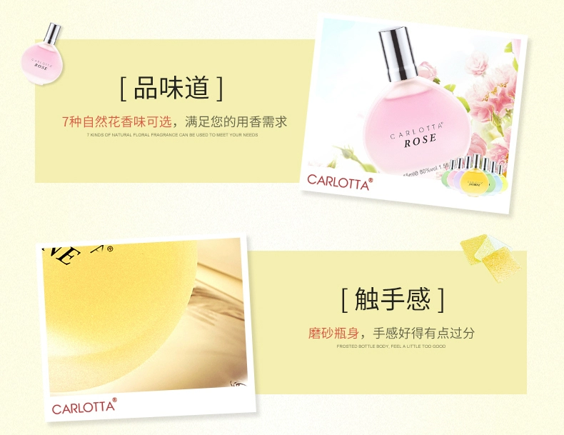 Nước hoa Lady Lasting Light Fresh Fresh Gardenia Jasmine Rose Osmanthus Trà thiểu số Sinh viên nữ giá rẻ - Nước hoa