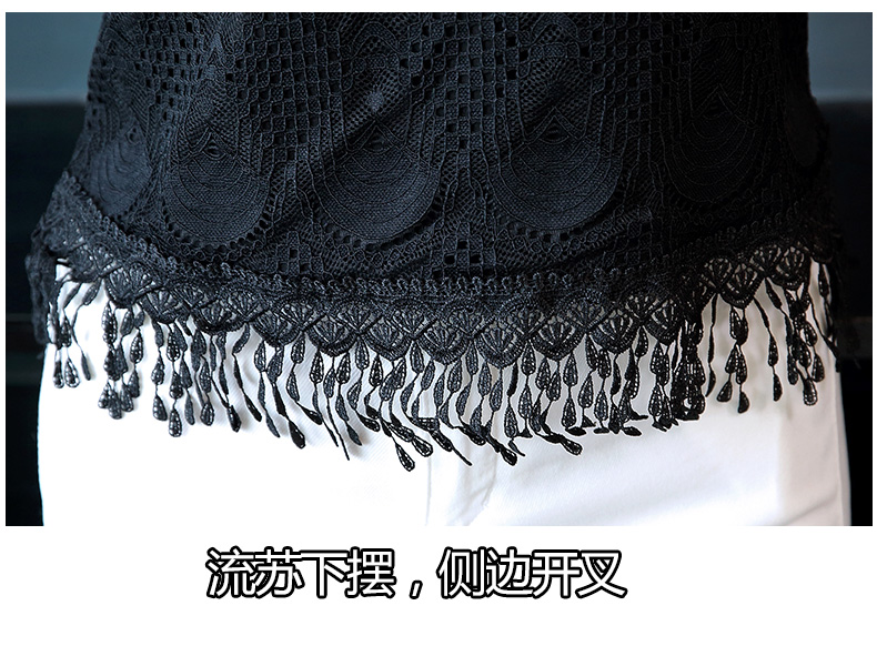 Lei Si đáy áo sơ mi nữ mùa xuân và mùa thu ren 2018 mới 40-50 tuổi tay dài hoang dã siêu cổ áo voan áo sơ mi xám