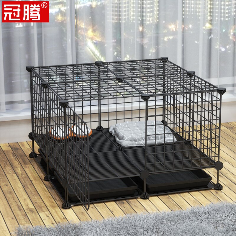 Cat cage double-layer cat cage villa magic piece diy cage indoor small pet cattery home two-story big cat nest