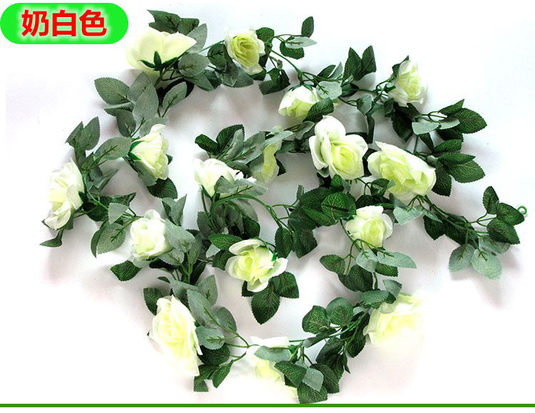 Cây mô phỏng hoa hồng trang trí hoa treo tường phòng khách trong nhà điều hòa không khí trần trần nho nhựa hoa giả mây - Hoa nhân tạo / Cây / Trái cây cây mai giả trang trí tết